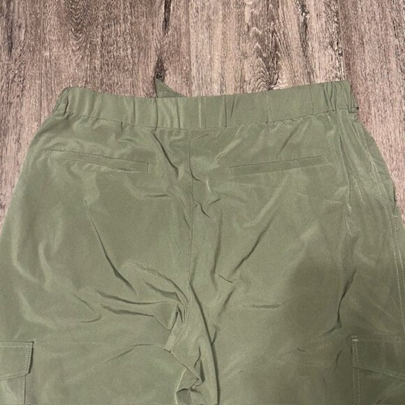 Banana Republic Womens L Cargo Jogger Pants Green Utility Army Military - Picture 5 of 5